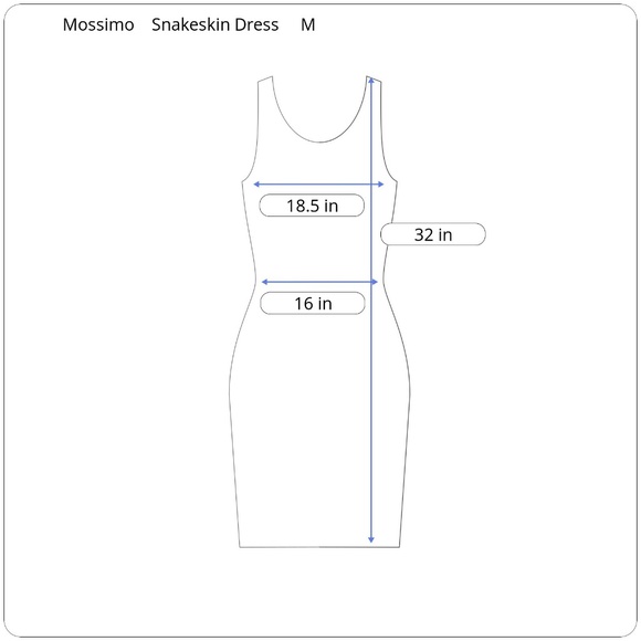 NWOT Mossimo Silky Snakeskin Flapper Dress - Picture 2 of 2